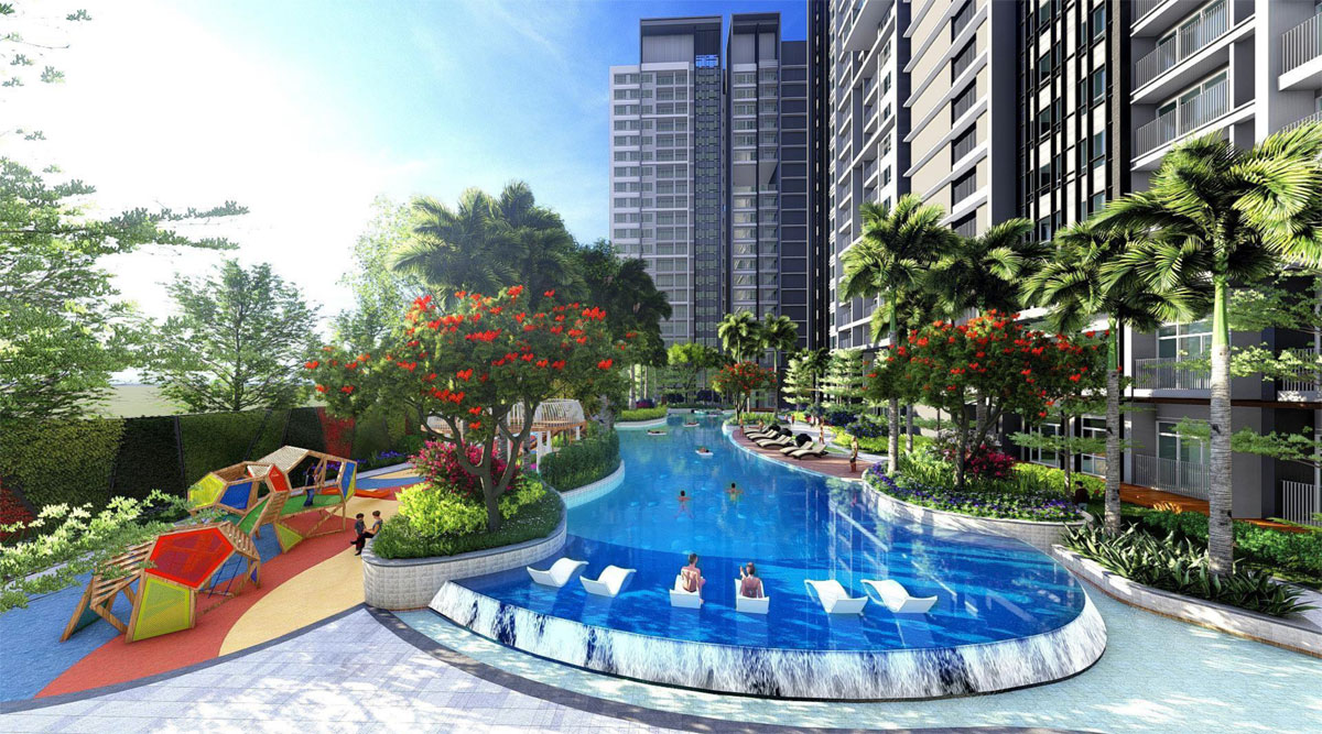 Hồ bơi Tràn bờ phong cách nghỉ dưỡng dài 50m Celesta Rise Nhà Bè Hồ-bơi-phong-cách-nghỉ-dưỡng-dài-50m-celesta-rise