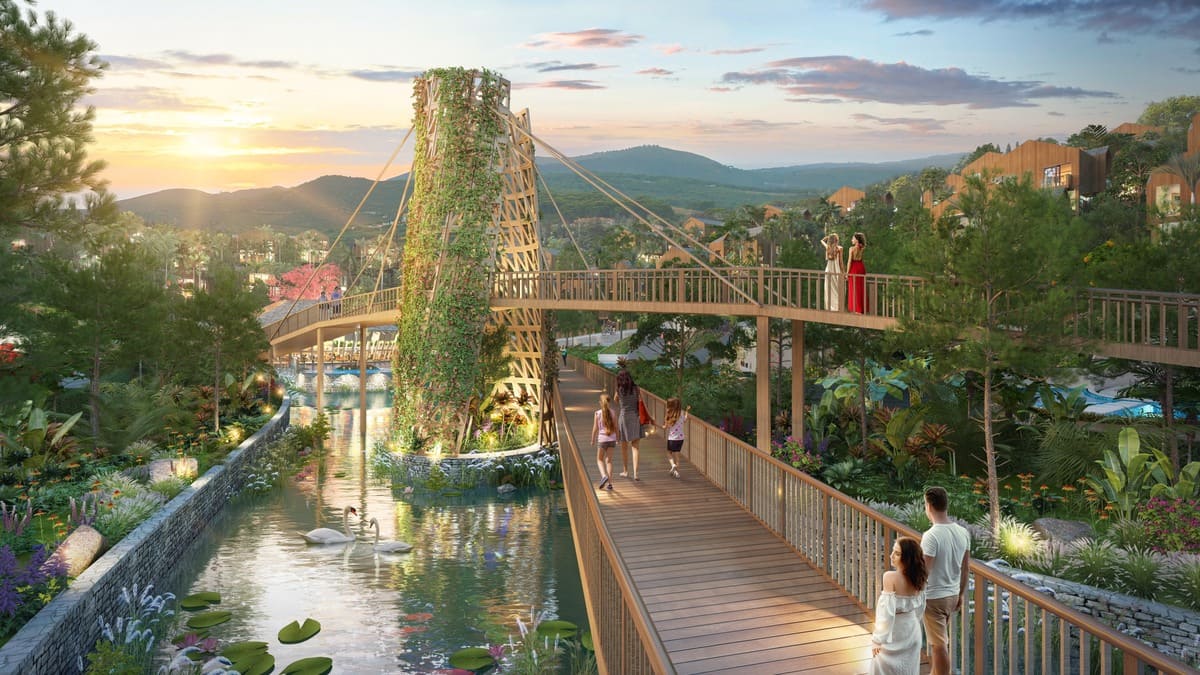 Cầu vô cực tại La Nature Bảo Lộc Cầu vô cực tại La Nature Bảo Lộc