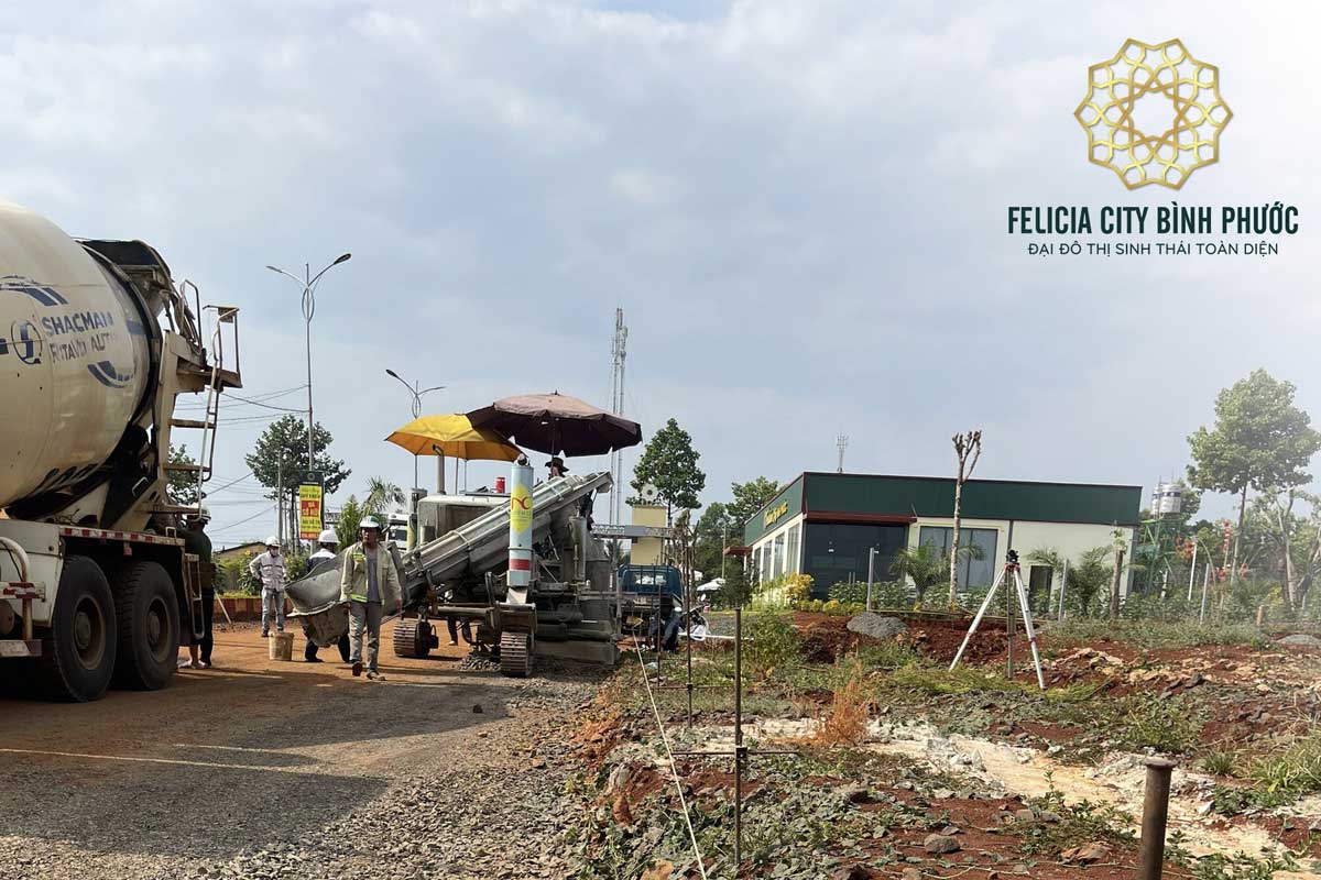 FELICIA CITY BÌNH PHƯỚC Cap nhat Tien do thi cong Du an Felicia City Binh Phuoc - FELICIA CITY BÌNH PHƯỚC