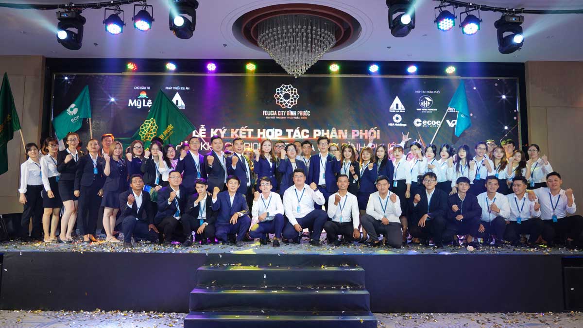FELICIA CITY BÌNH PHƯỚC Le ky ket phan phoi Du an Felicia City Binh Phuoc 2022 - FELICIA CITY BÌNH PHƯỚC