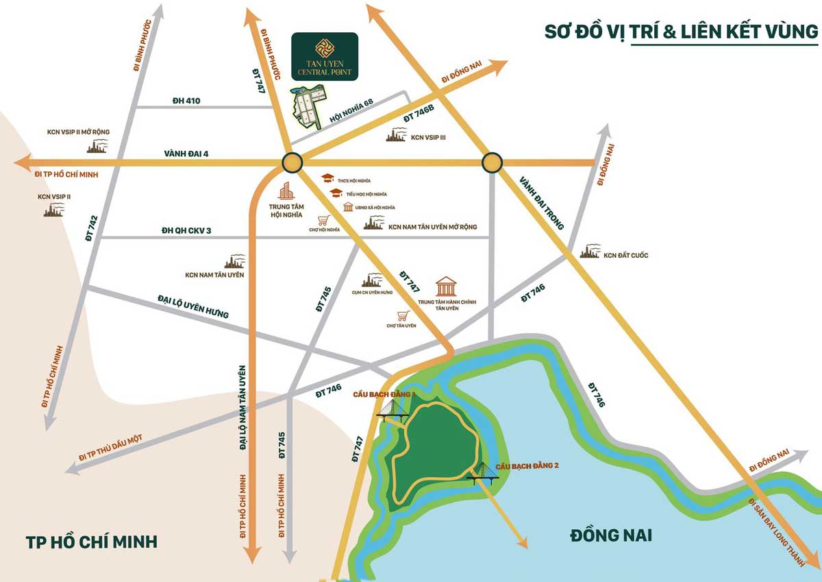 Vị trí Dự án Tân Uyên Central Point Bình Dương Vị trí Dự án Tân Uyên Central Point Bình Dương