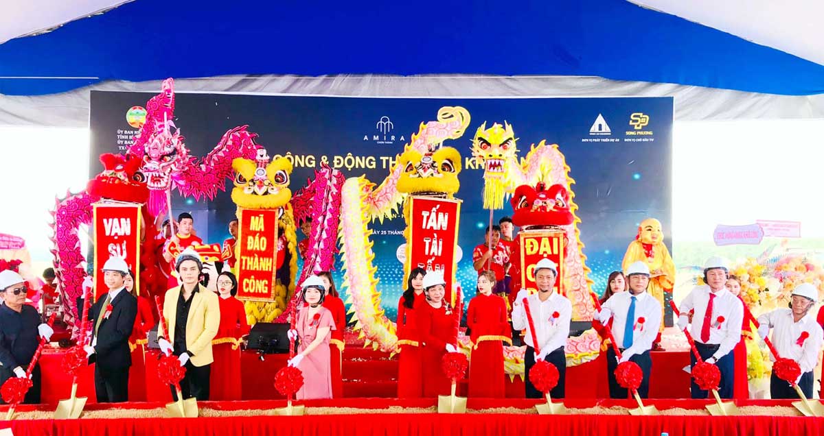 Lễ Khởi công dự án khu dân cư Amira Chơn Thành Bình Phước Lễ Khởi công dự án khu dân cư Amira Chơn Thành Bình Phước