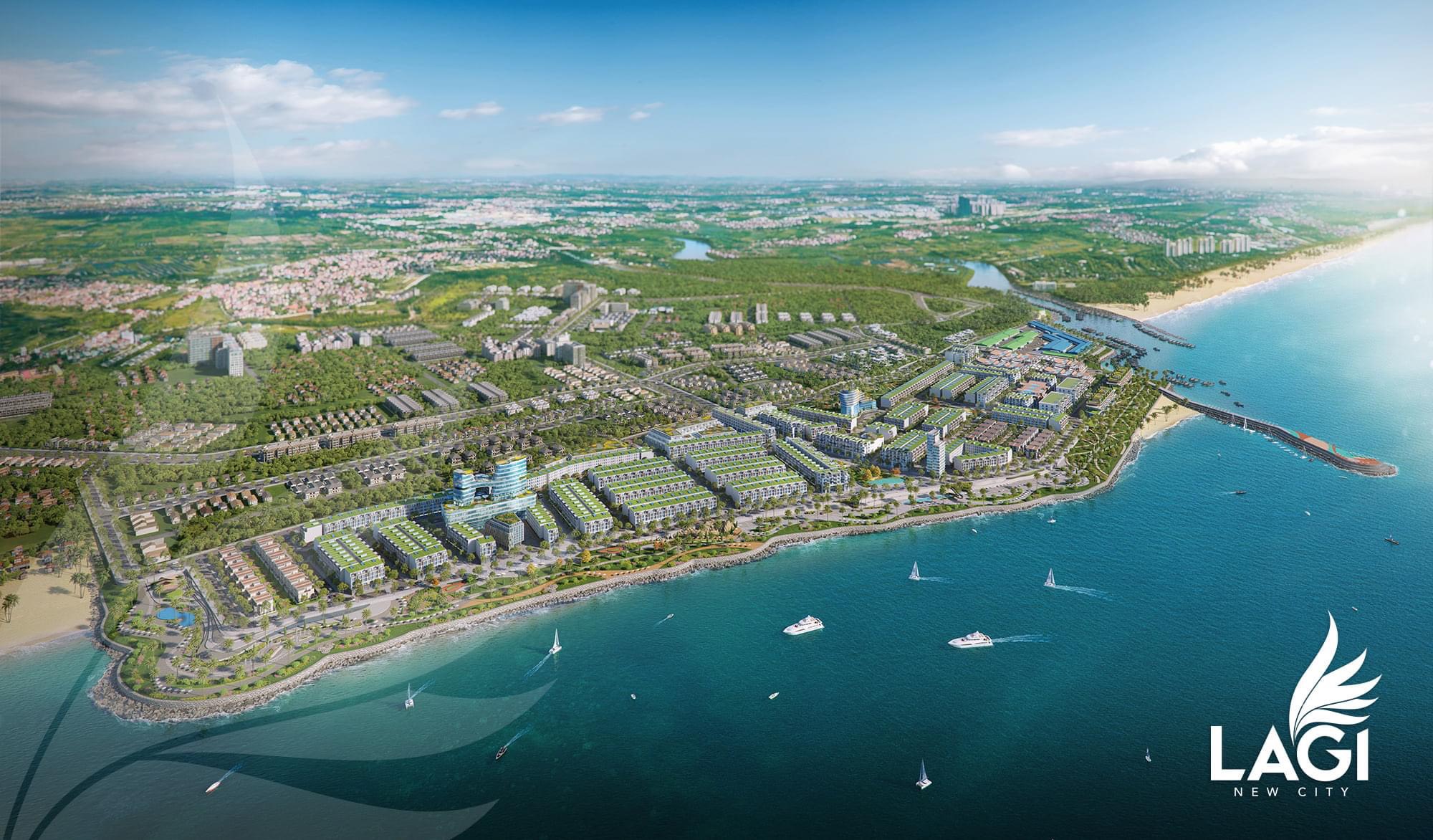 Phối cảnh Dự án Phức hợp Đô thị Thương mại Dịch vụ & Du lịch Biển Lagi New City